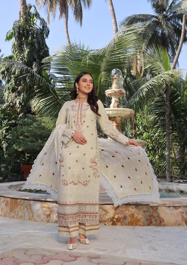 Lawn Embroidered Unstitched | SGM-1215