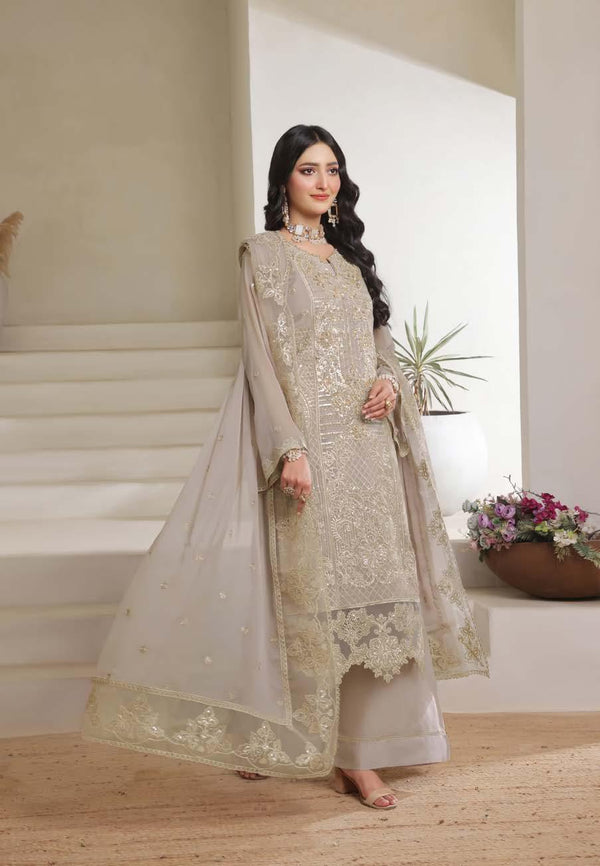 PHN-4006 Luxury Chiffon Embroidered - Unstitched