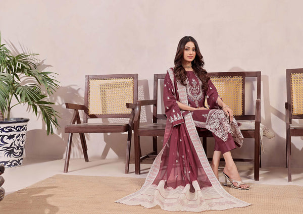 Lawn Embroidered Unstitched | Sea Green Eid '25