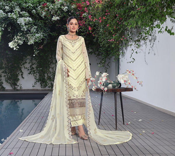 Formals Chiffon Unstitched | DMS-2446